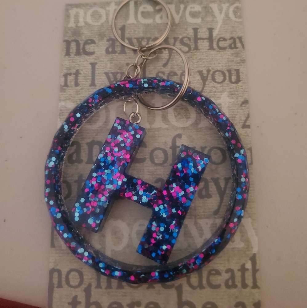 H keychain